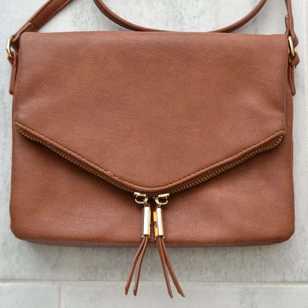 Madison West Crossbody Flap Envelope Clutch Bag